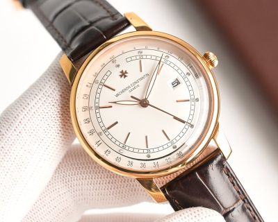 TW Factory Vacheron Constantin Patrimony 2025 42mm 9015 Movement 28800/H Rose Gold Case Watch